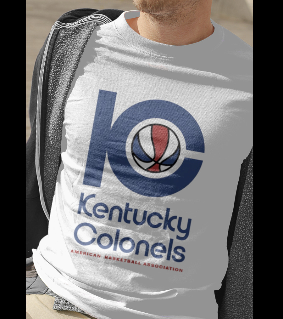 Kentucky Colonels 10 Colonel Army American Basketball Association Fan Collection T-Shirt
