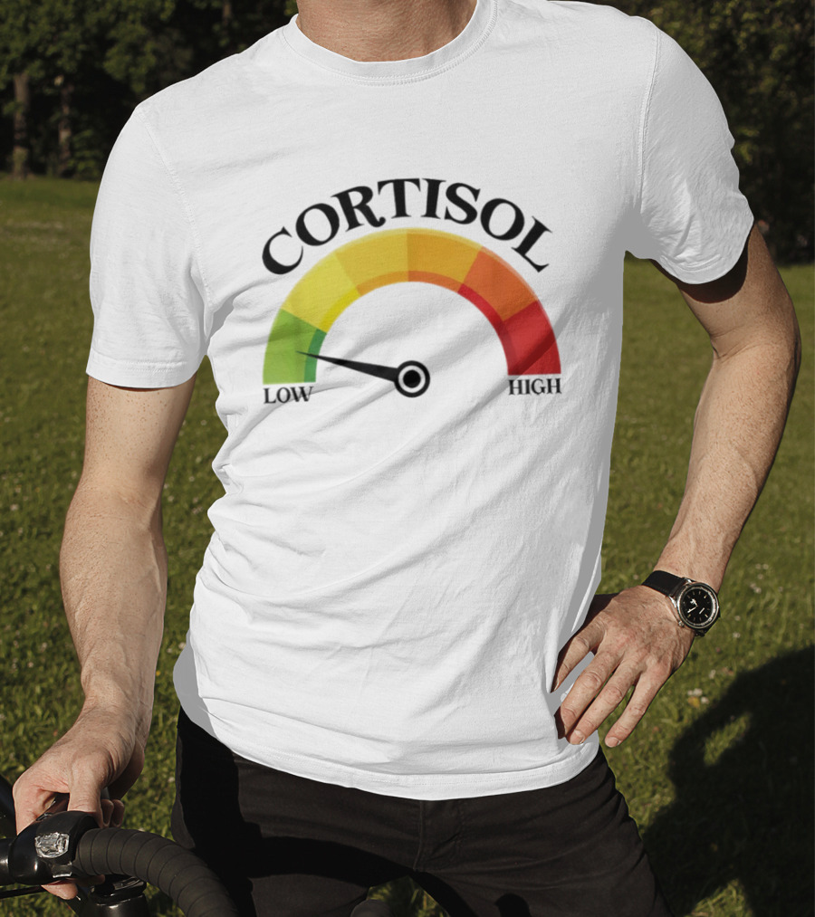 Cortisol Gauge Low Wellness Motivation T-Shirt