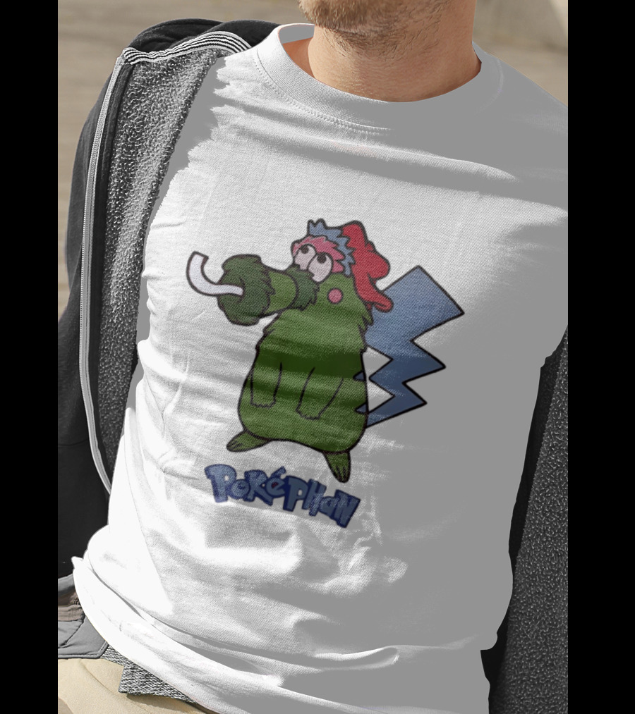 Philadelphia Phillies Pokephan Pikachu Phanatic Collaboration T-Shirt