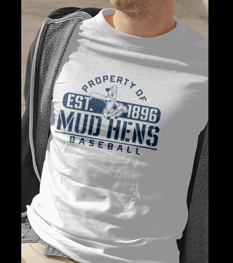 Property Of Mud Hens Baseball Est 1896 T-Shirt