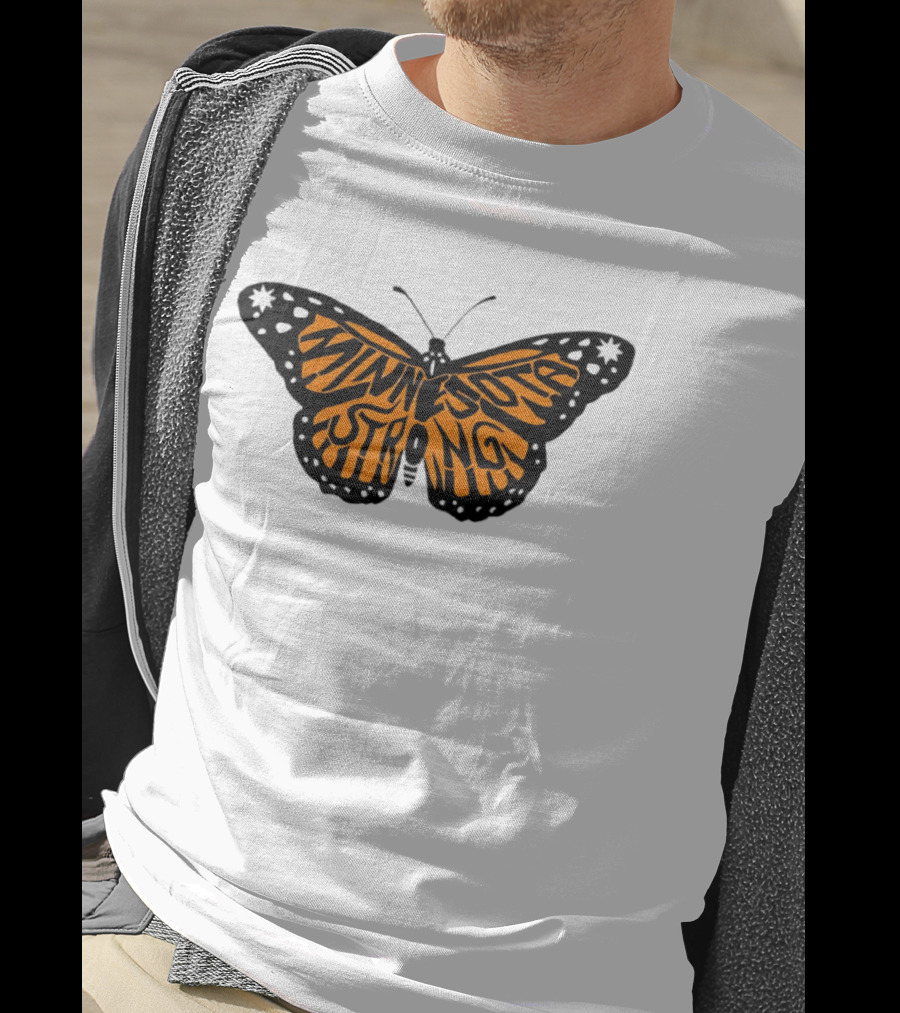 Minnesota Strong Monarch Butterfly Pride T-Shirt