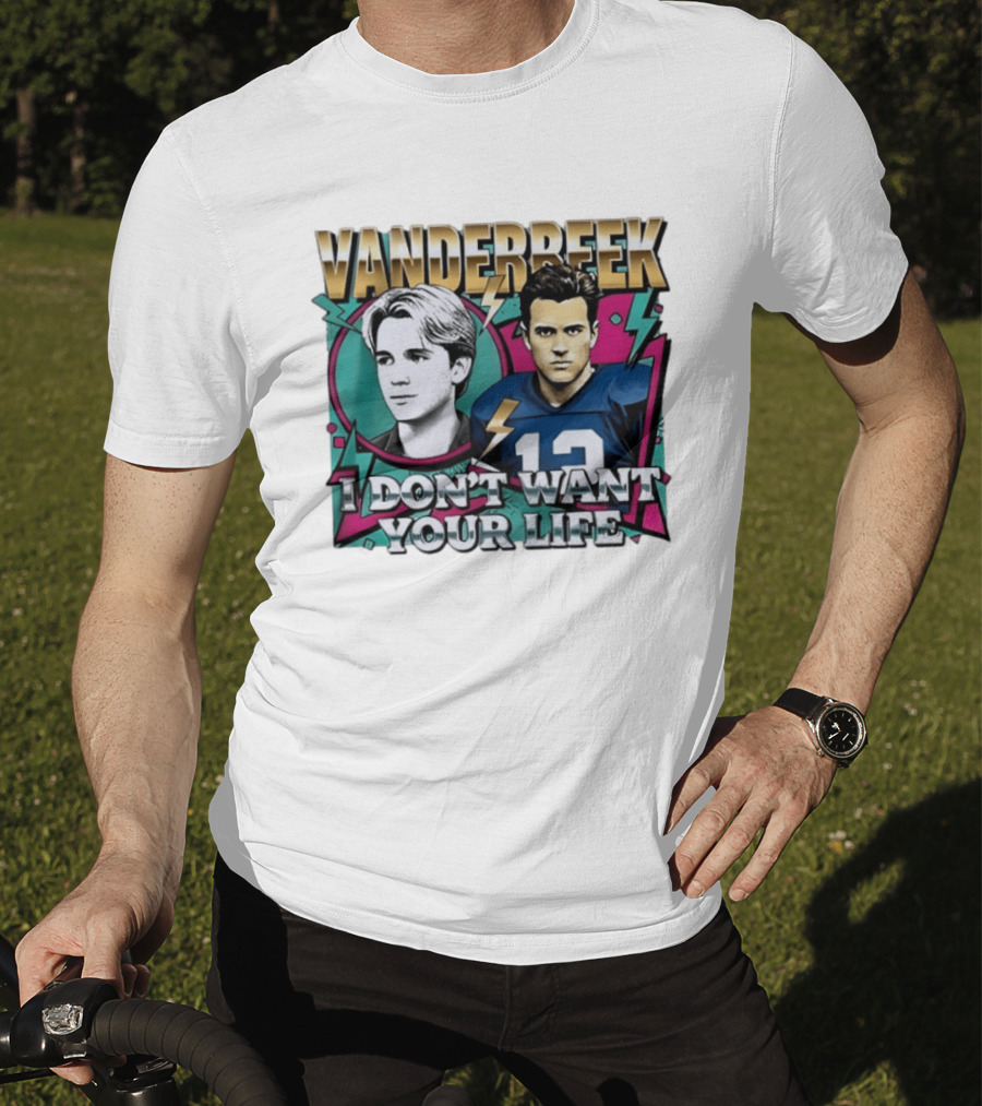 Vanderbeek I Don't Want Your Life 90s Football T-Shirt