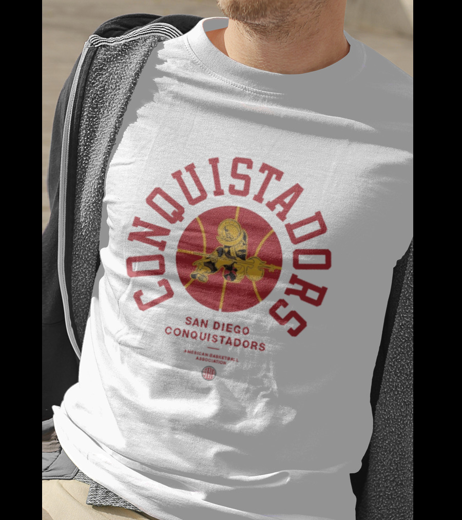 San Diego Conquistadors Throwback American Basketball Association T-Shirt