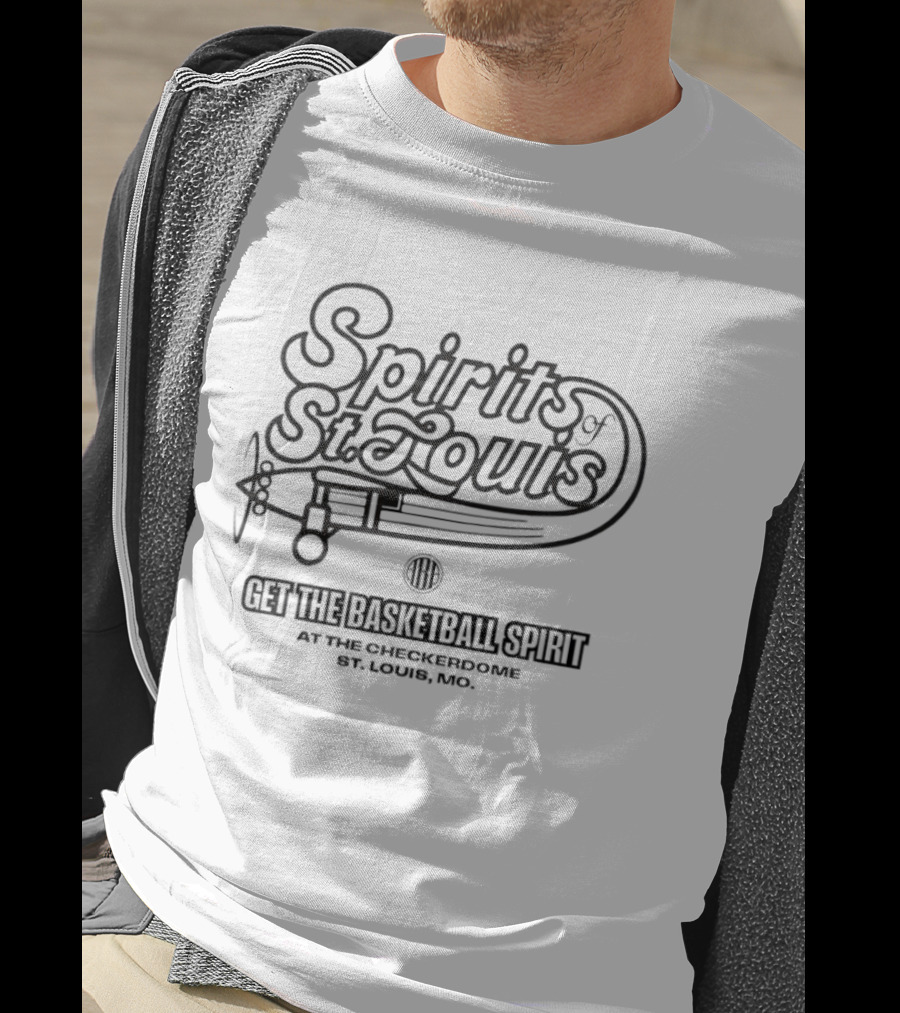 Spirits Of St. Louis Get The Basketball Spirit At The Checkerdome St. Louis MO T-Shirt
