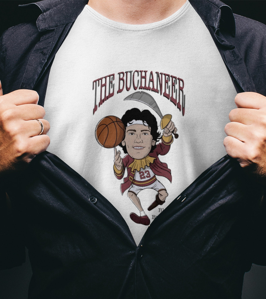 The Buchaneer Blake Buchanan Iowa State Cyclones Basketball Cartoon Number 23 T-Shirt