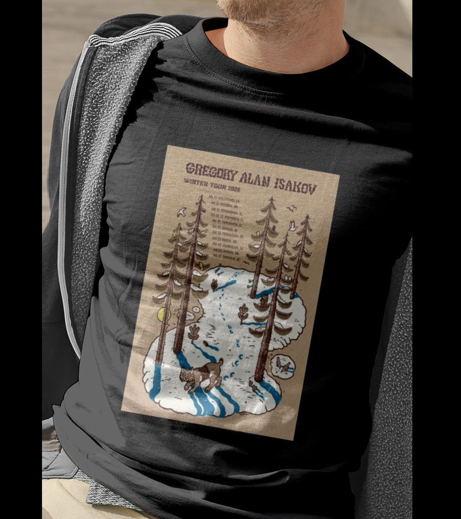 Gregory Alan Isakov Winter Tour 2026 New Orleans To Chicago Dates And Locations T-Shirt