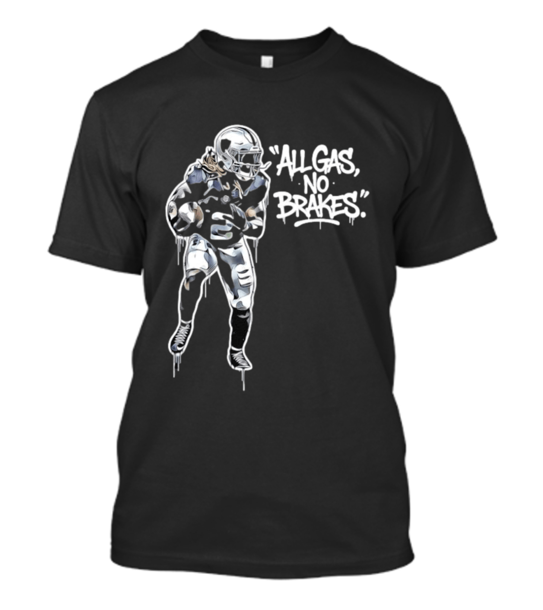 Harold Landry III New England Patriots All Gas No Brakes Football T-Shirt