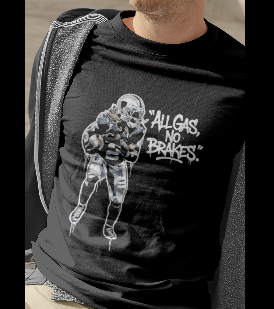 Harold Landry III New England Patriots All Gas No Brakes Football T-Shirt