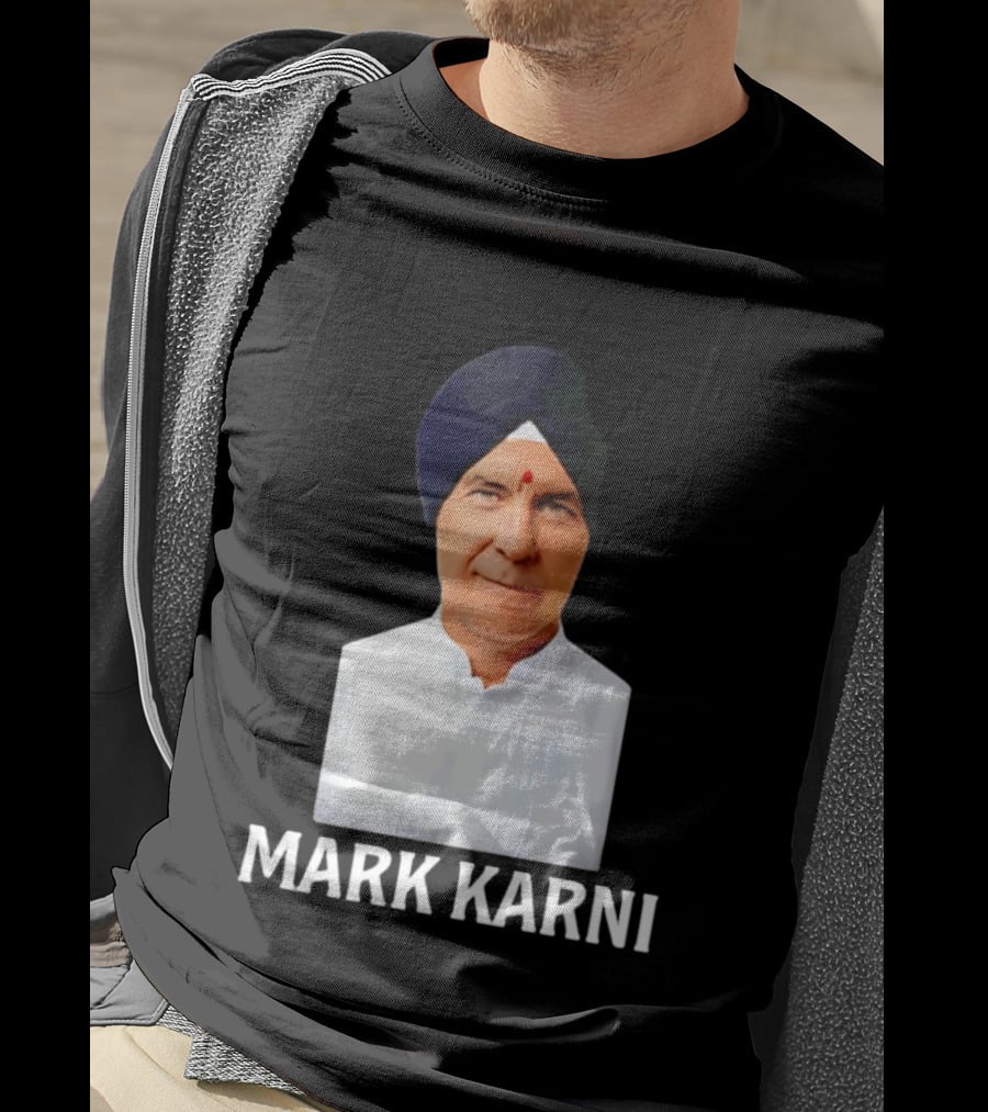 Mark Carney Turban Portrait Mark Karni T-Shirt