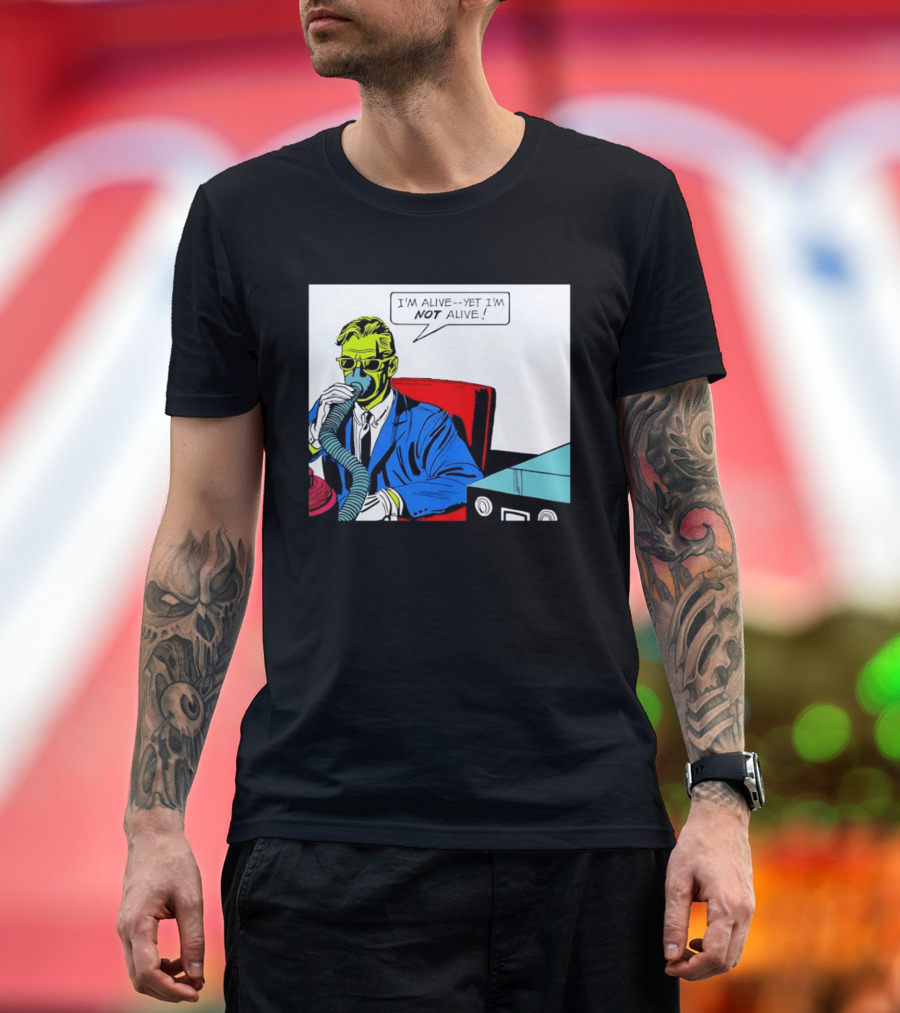 I'm Alive Yet I'm Not Alive Comic Pop Art Retro Bubble T-Shirt