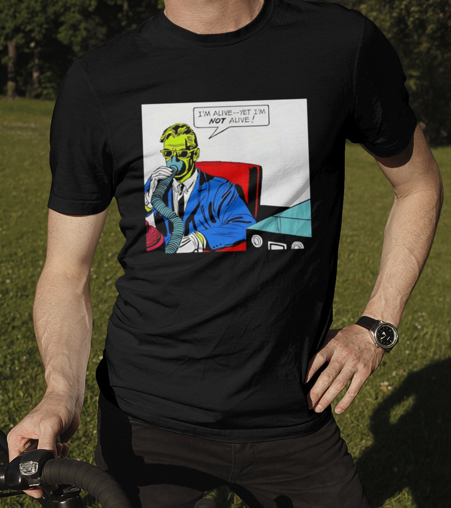 I'm Alive Yet I'm Not Alive Comic Pop Art Retro Bubble T-Shirt