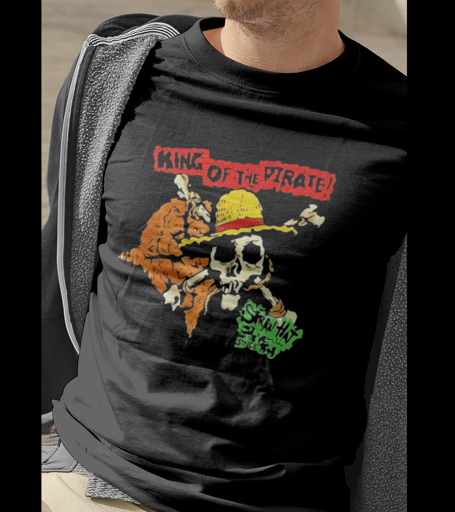 King Of The Pirate Skull And Straw Hat Since 1987 T-Shirt