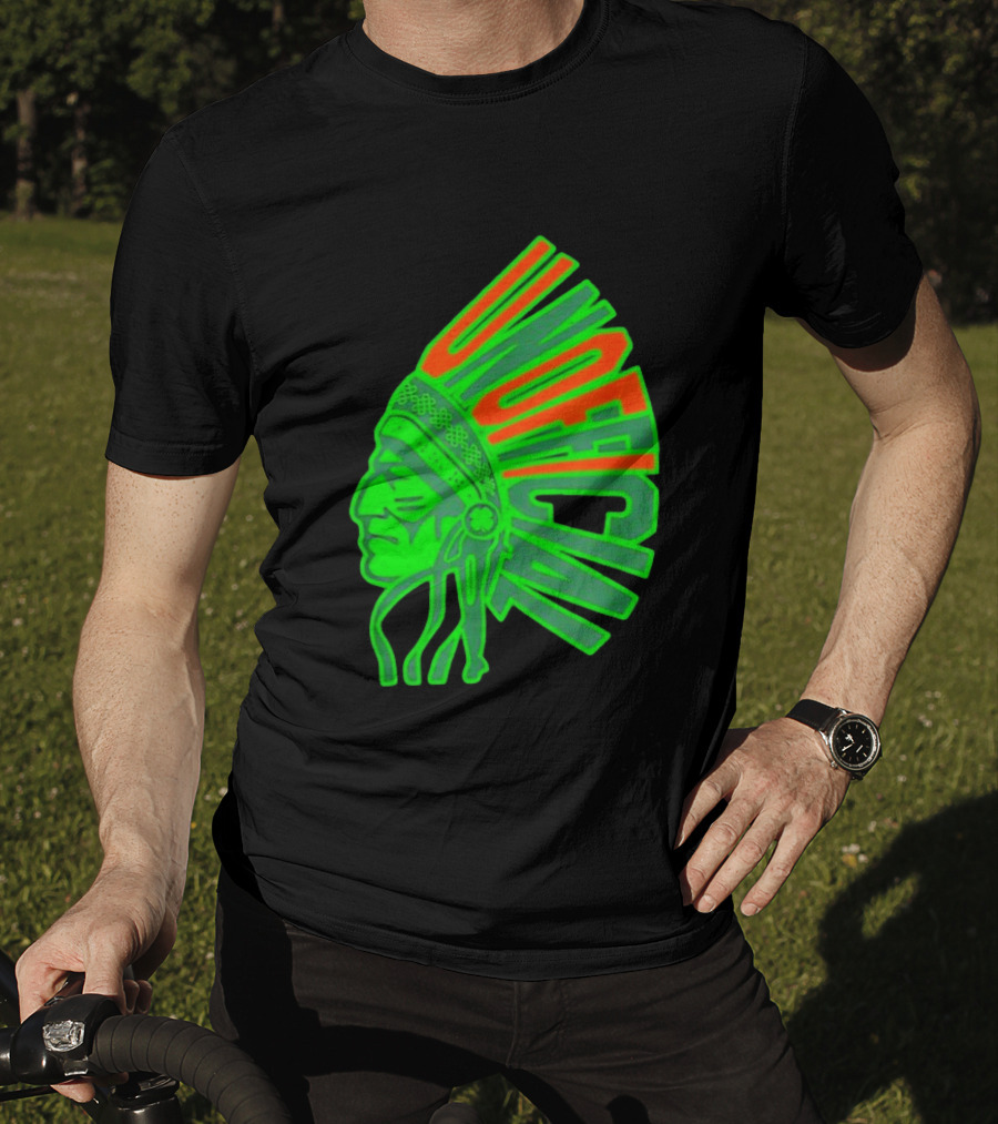 Illinois Fighting Illini Unofficial St. Patrick's Day Chief Illiniwek T-Shirt
