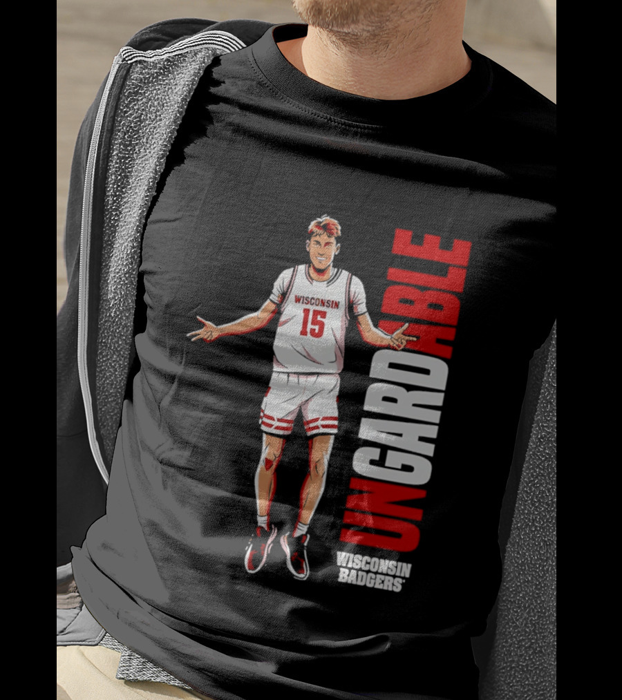 Isaac Gard Wisconsin Badgers Ungardable Basketball Player 15 T-Shirt
