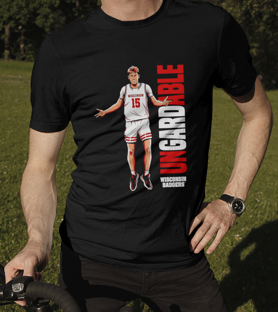 Isaac Gard Wisconsin Badgers Ungardable Basketball Player 15 T-Shirt