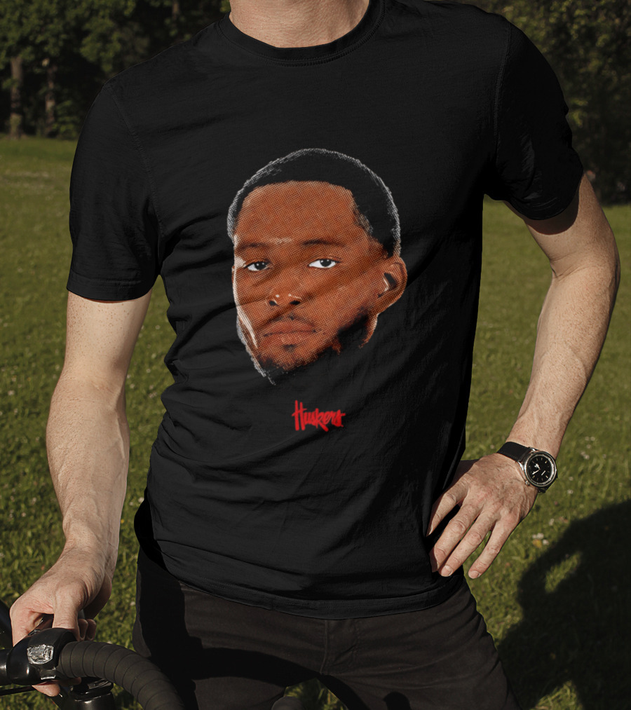 Jared Garcia Huskers Nebraska Cornhuskers Big Head T-Shirt