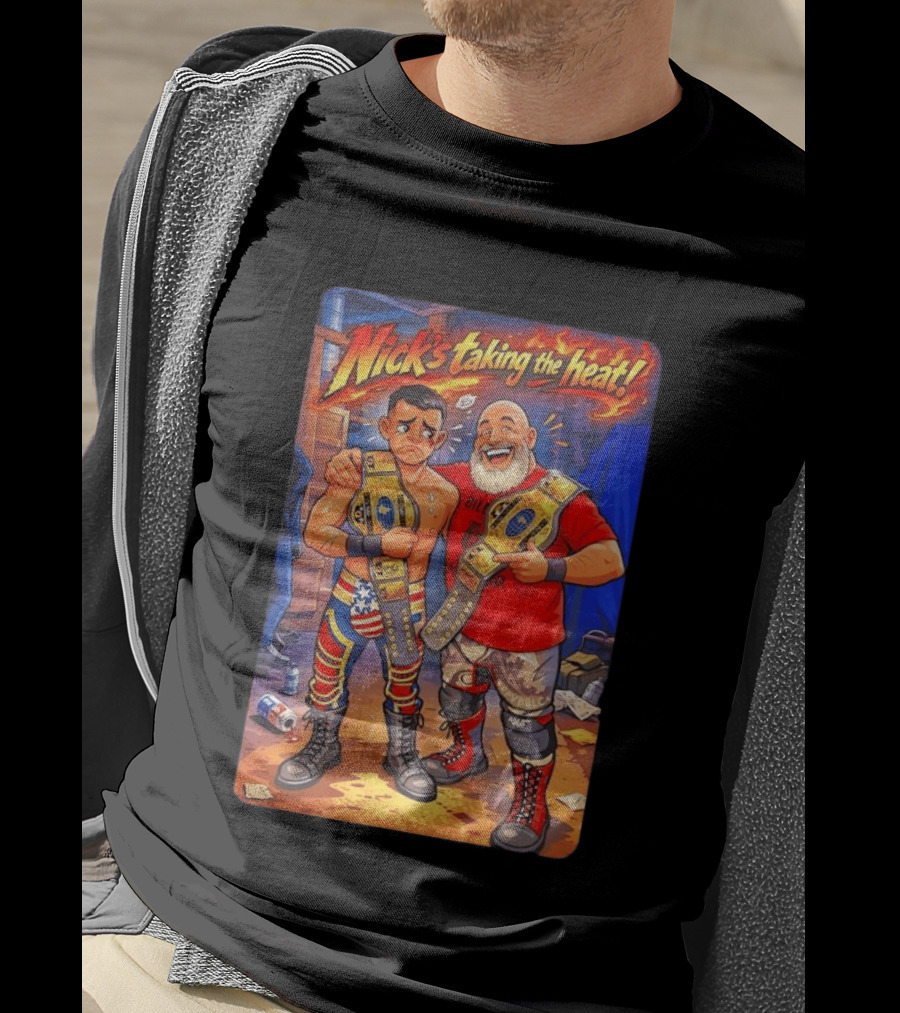 Nick's Taking The Heat Wrestling Champions Fire T-Shirt