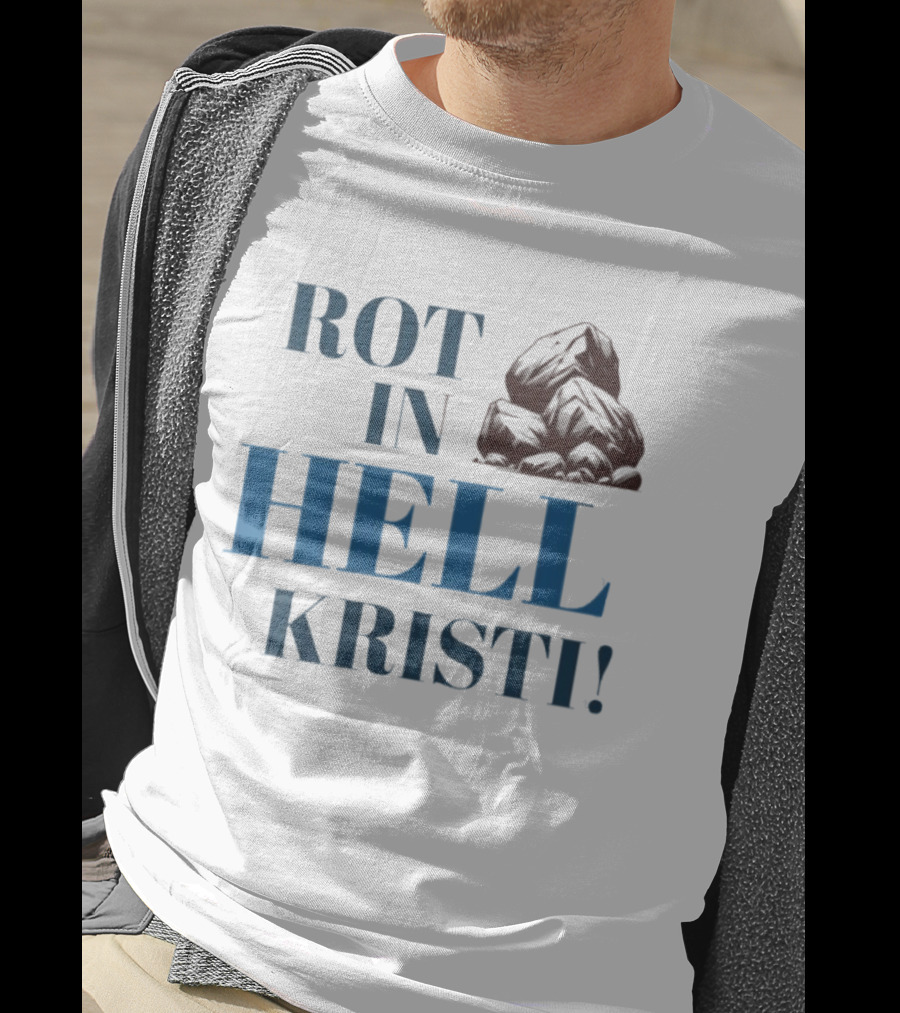 RIP Cricket Rot In Hell Kristi Noem Rocks T-Shirt