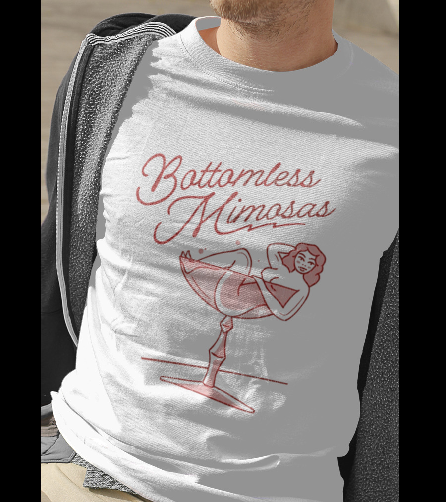 Bottomless Mimosas Cocktail Relaxation Vibes Lounge T-Shirt