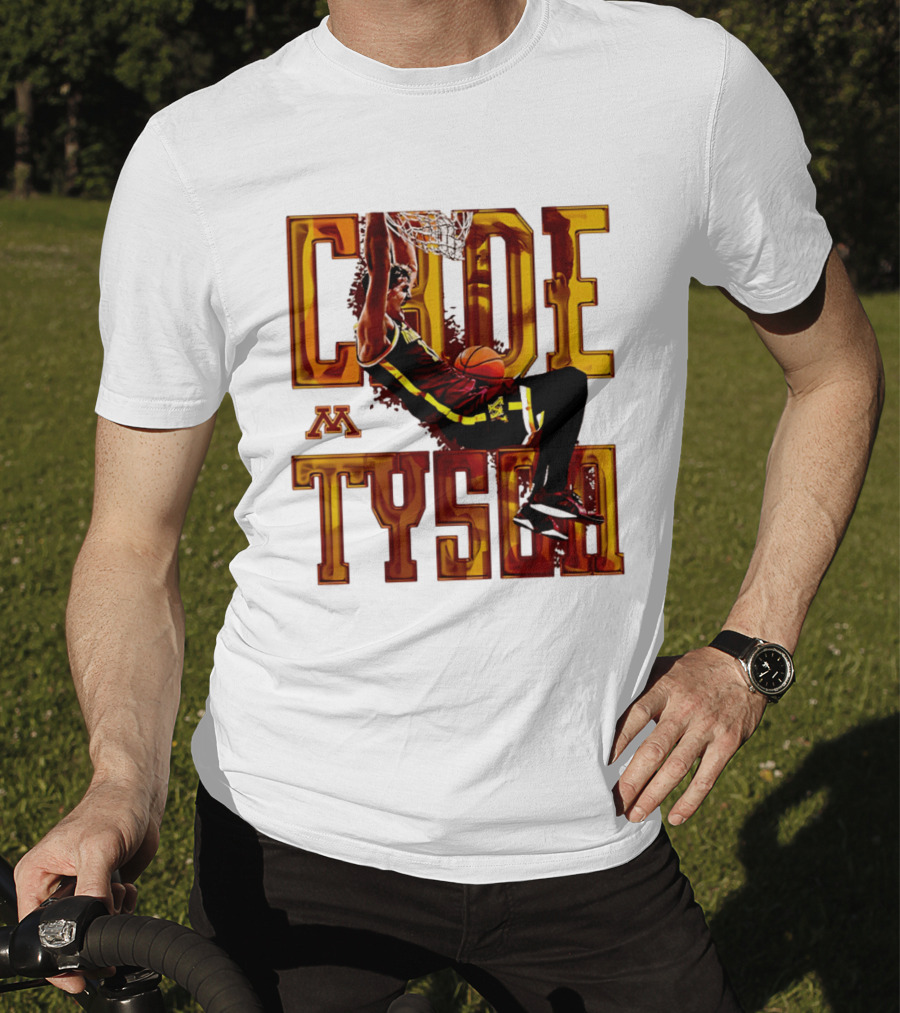 Cade Tyson Minnesota Basketball Dunk NCAA 2026 T-Shirt