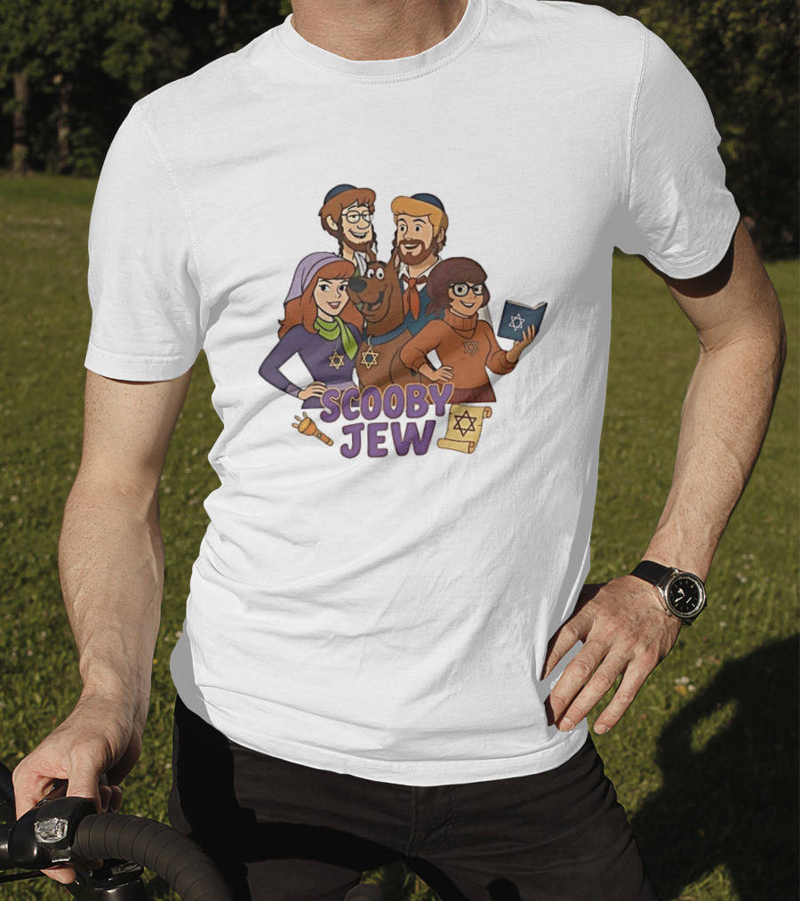 Scooby Jew Classic Scooby Doo Characters With Star Of David T-Shirt