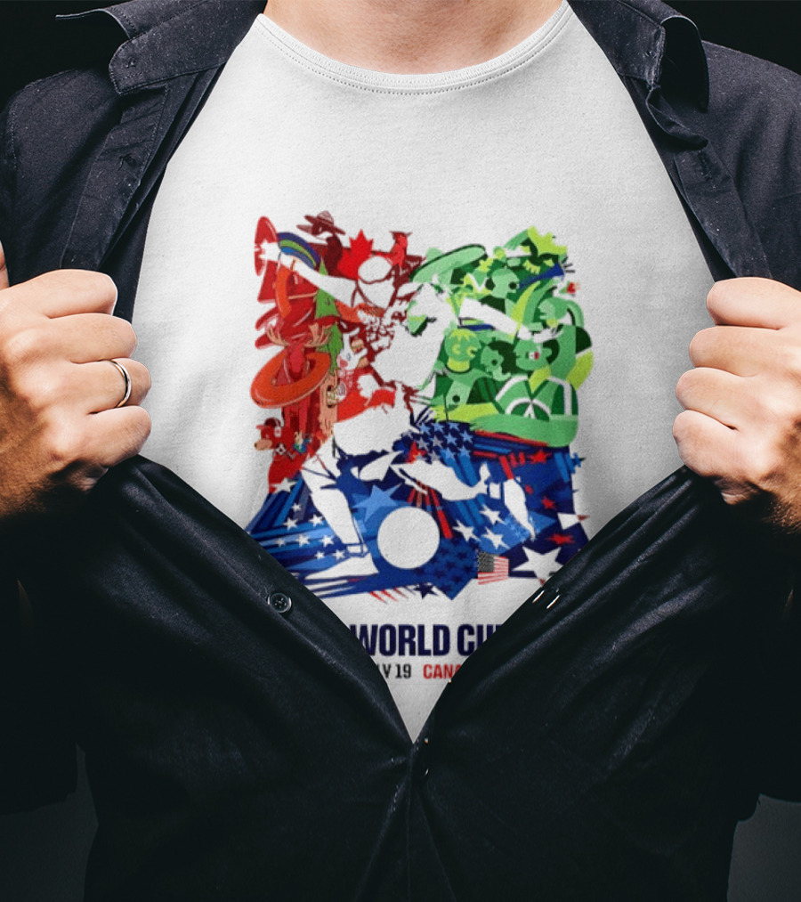 FIFA World Cup 2026 June 11 July 19 Canada Mexico USA T-Shirt