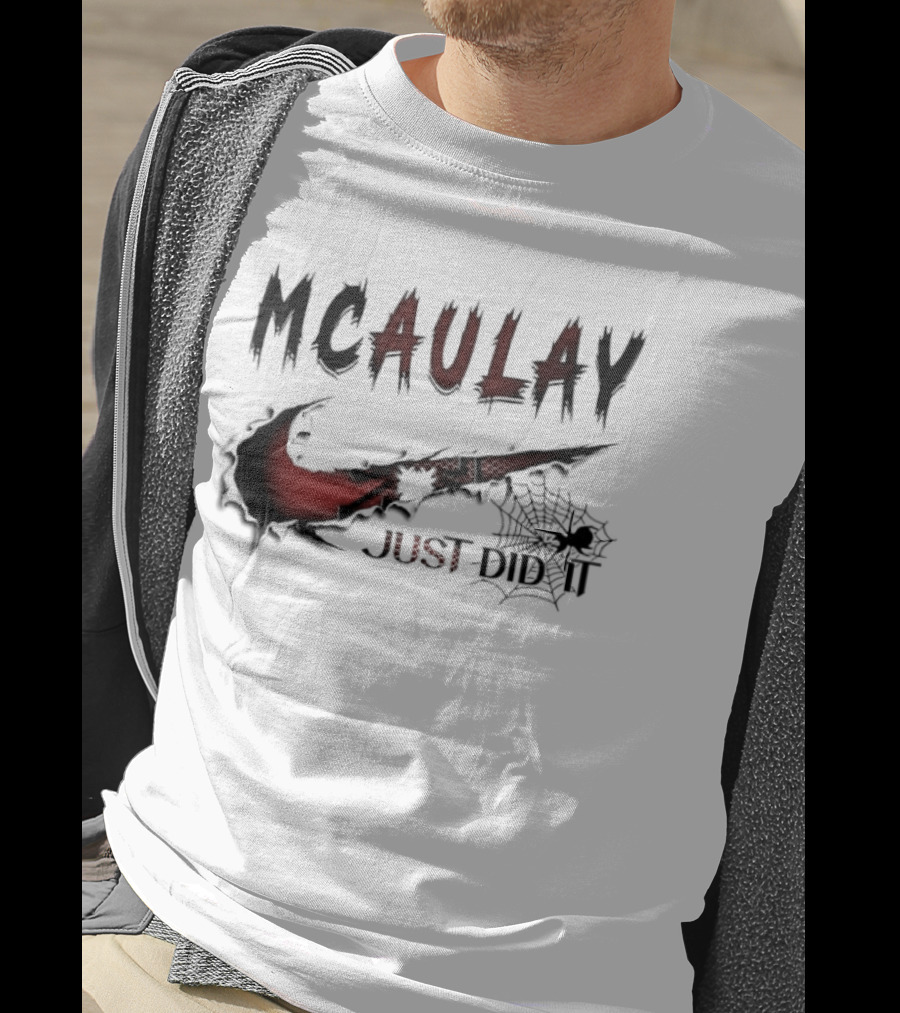 Mcaulay Just Do It Spider Web Swoosh T-Shirt