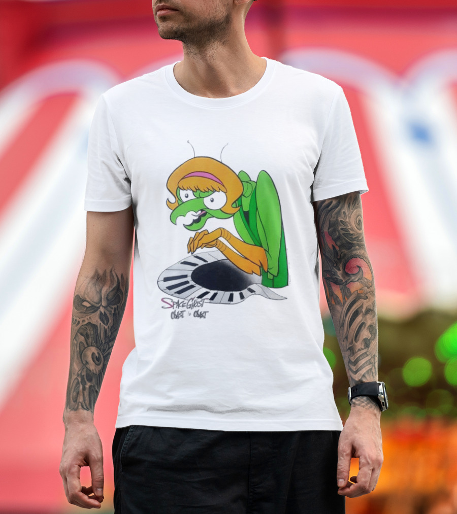 Space Ghost Coast To Coast Zorak Playing Piano T-Shirt