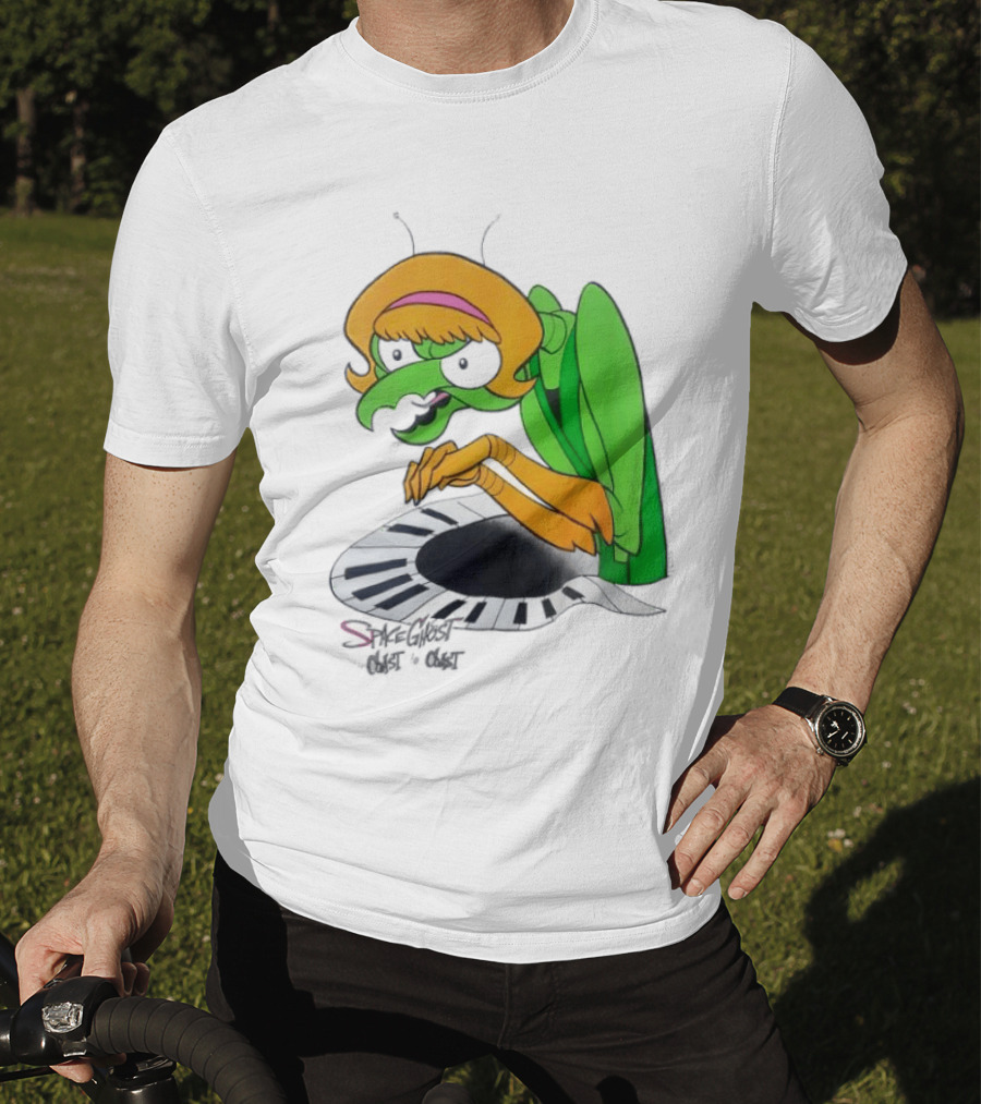 Space Ghost Coast To Coast Zorak Playing Piano T-Shirt