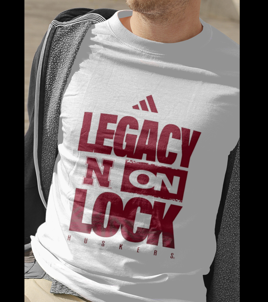 Nebraska Cornhuskers Legacy N On Lock Huskers T-Shirt