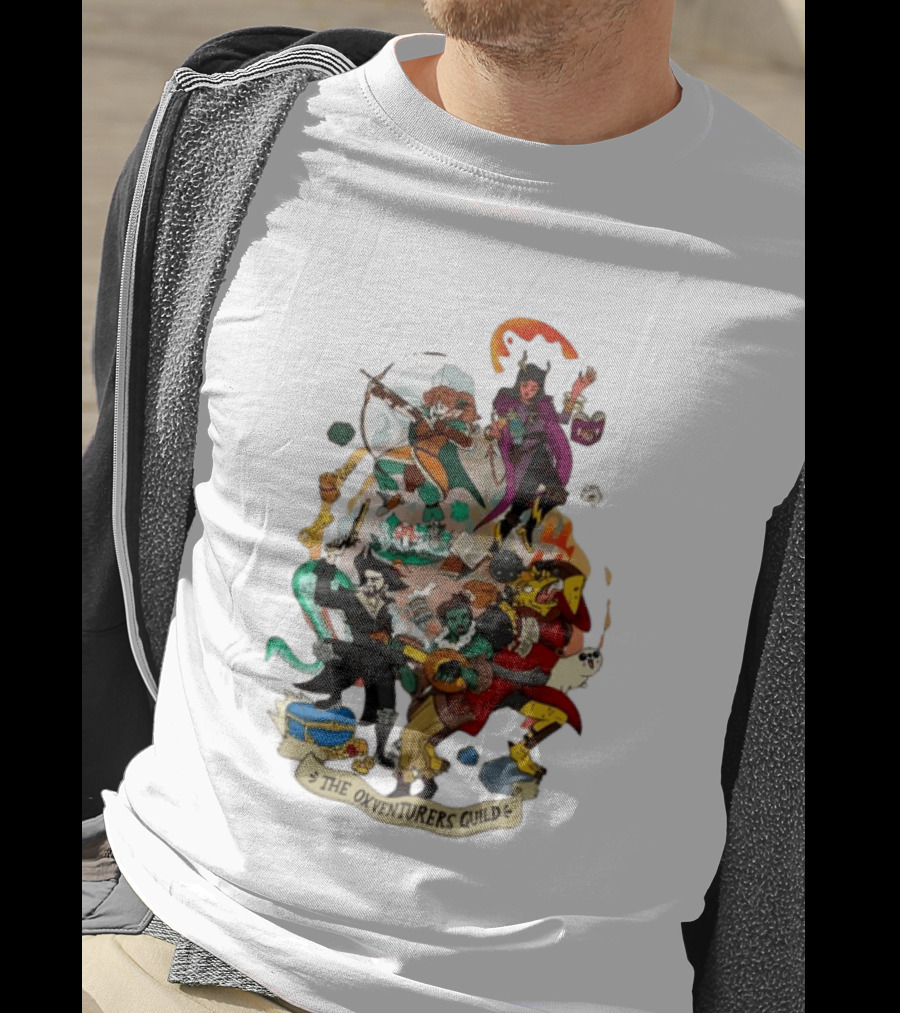 The Oxventurers Guild Dungeons And Dragons Adventure Crew T-Shirt
