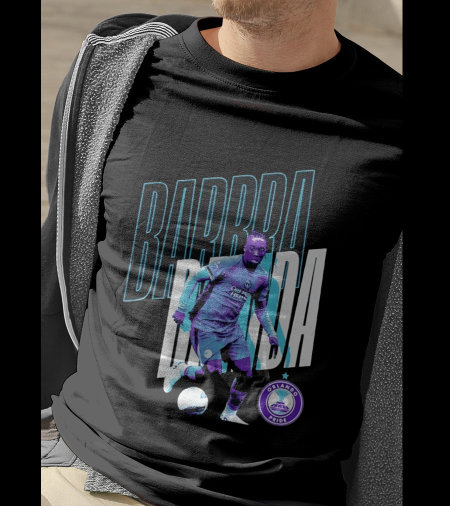 Barbra Banda Orlando Pride Soccer Player Action Pose T-Shirt