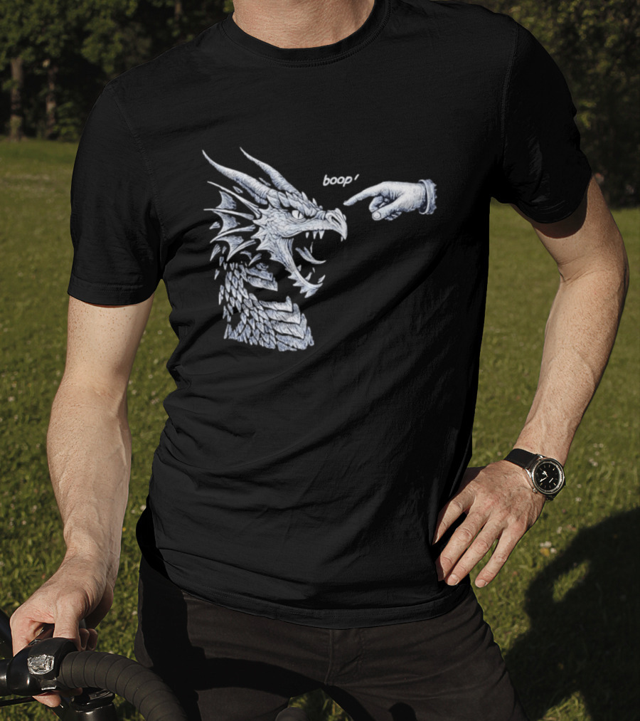 Boop Dragon With Pointing Finger T-Shirt