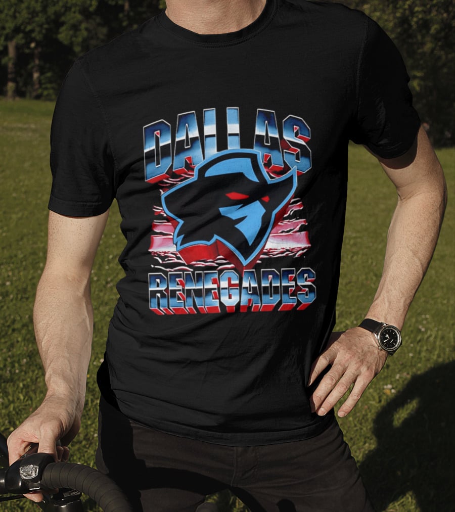 Dallas Renegades UFL Team Emblem Rugged T-Shirt