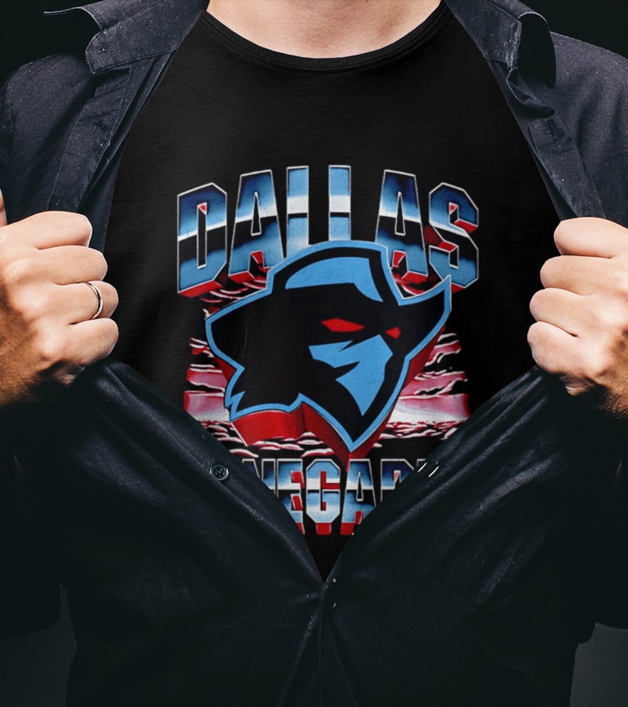 Dallas Renegades UFL Team Emblem Rugged T-Shirt