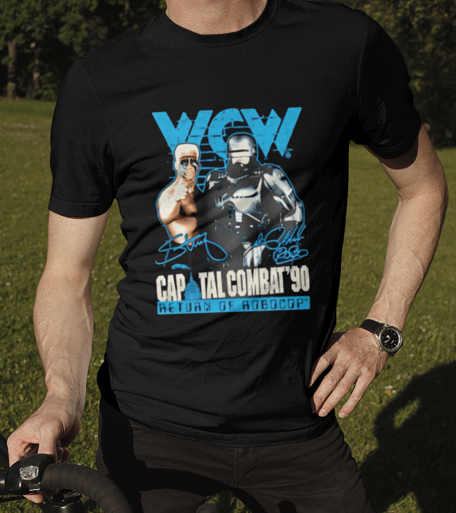 WCW Capital Combat 90 Return Of Robocop T-Shirt