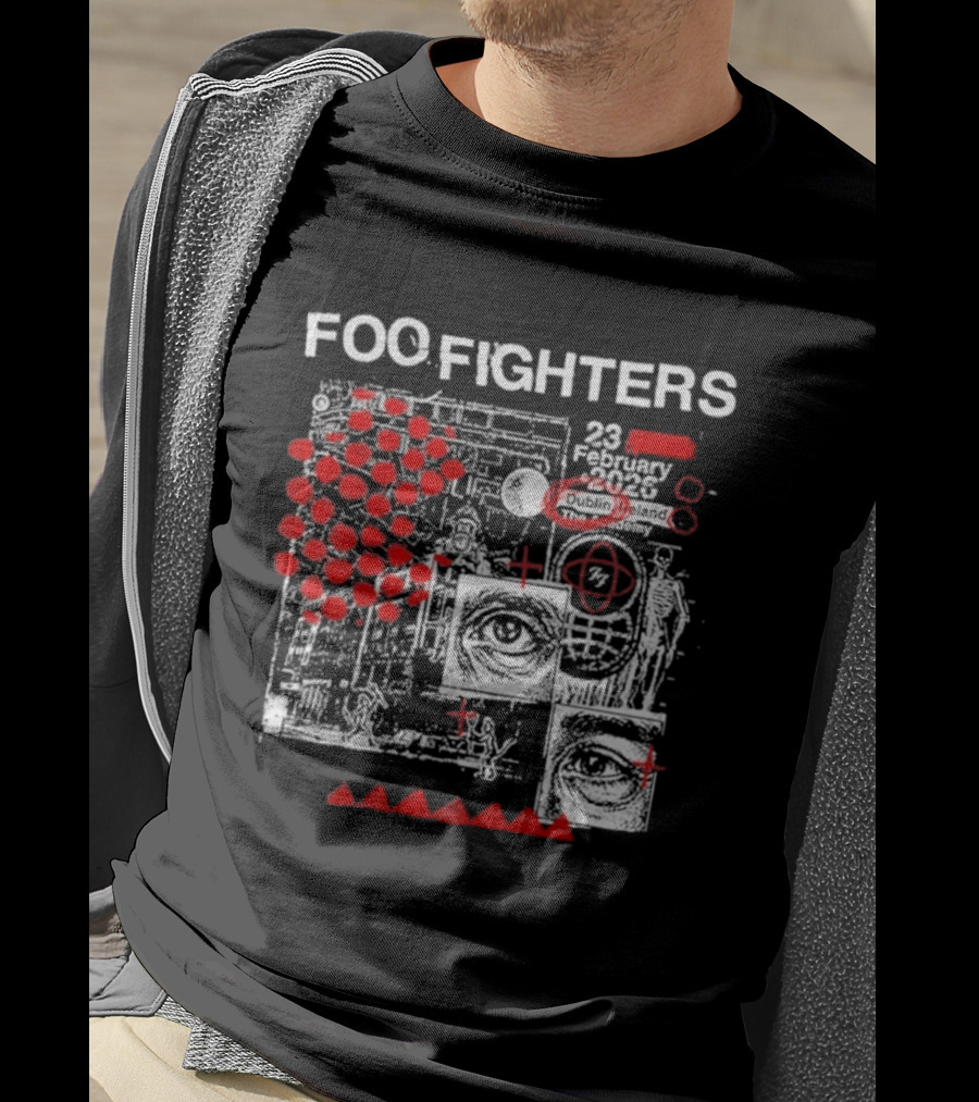 Foo Fighters 23 February 2026 Dublin The Academy Ireland Concert Event T-Shirt