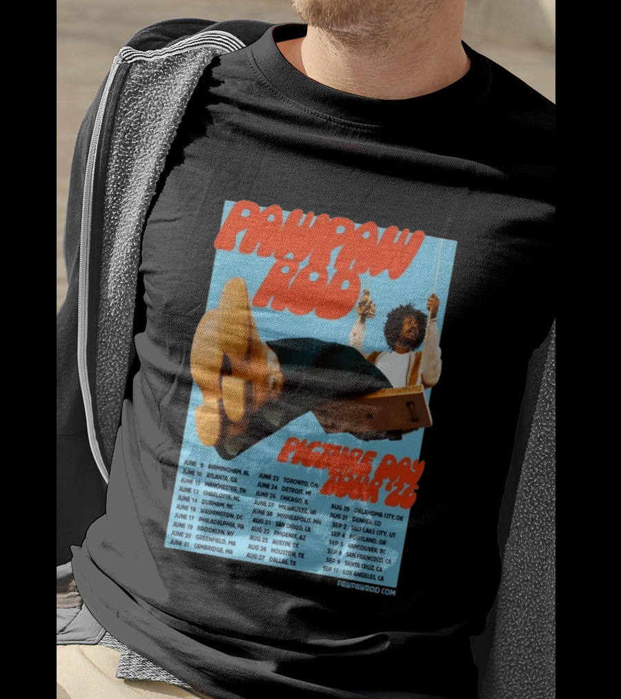PawPaw Rod Picture Day Tour 2026 Concert Dates And Locations T-Shirt