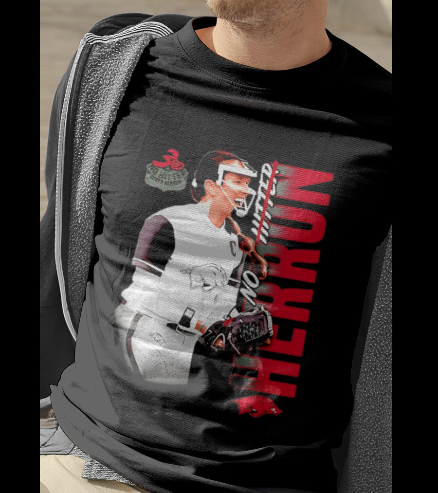Robyn Herron Arkansas Razorbacks No Hitter No Hitz Herron T-Shirt