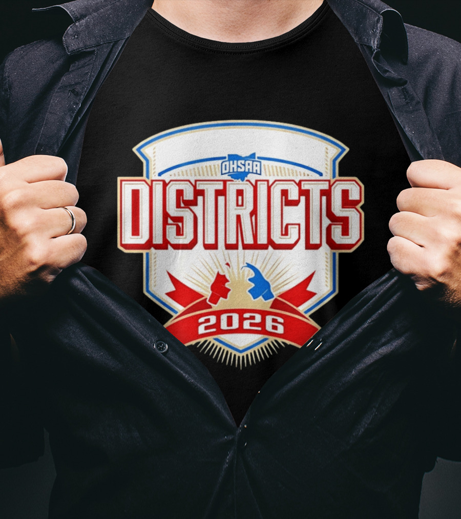OHSAA 2026 Boys Wrestling Districts T-Shirt
