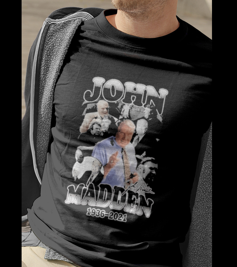 John Madden 1936 2021 Tribute Kenneth Walker T-Shirt