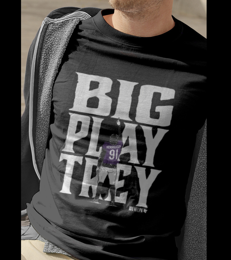Big Play Trey Hendrickson 91 Baltimore Football T-Shirt