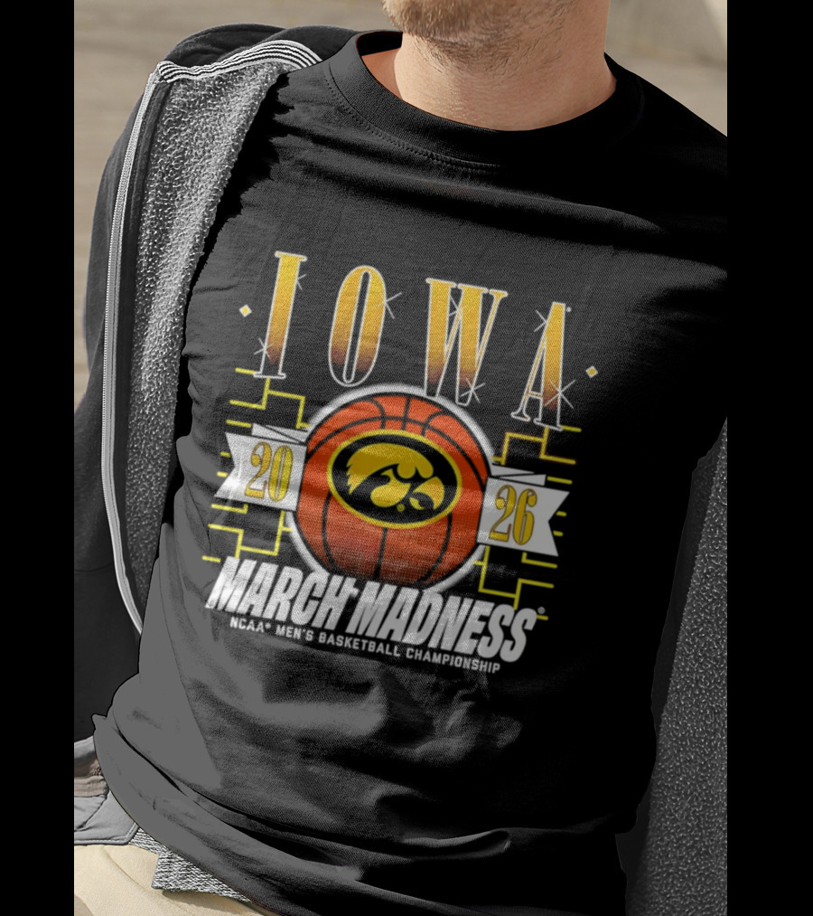 Iowa Hawkeyes 2026 NCAA Men's Basketball Championship March Madness T-Shirt