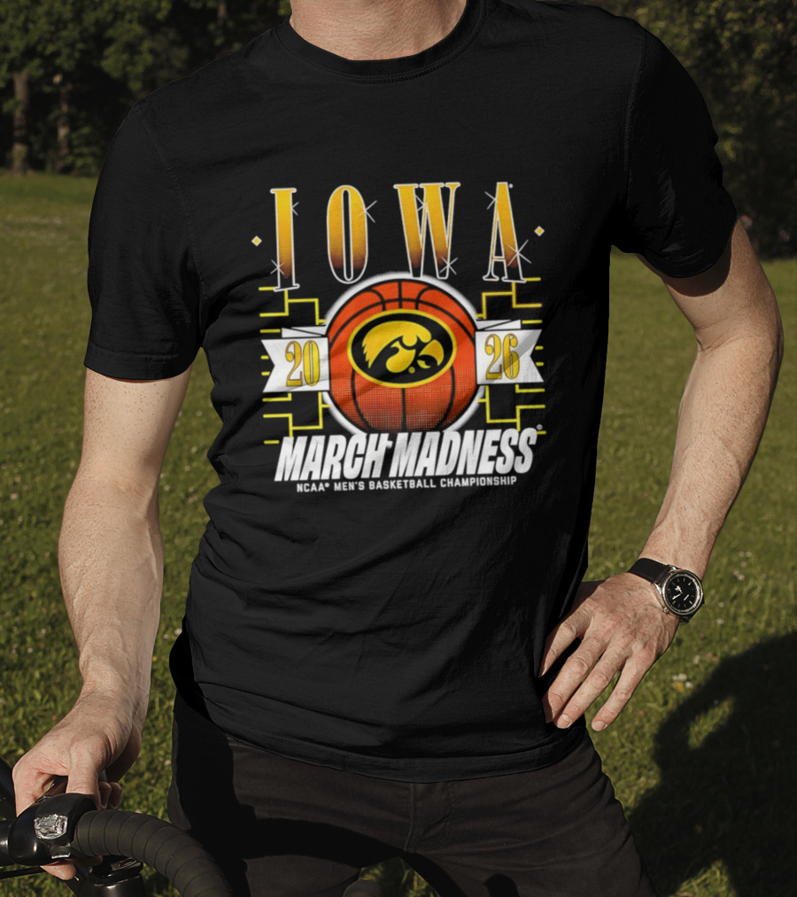 Iowa Hawkeyes 2026 NCAA Men's Basketball Championship March Madness T-Shirt