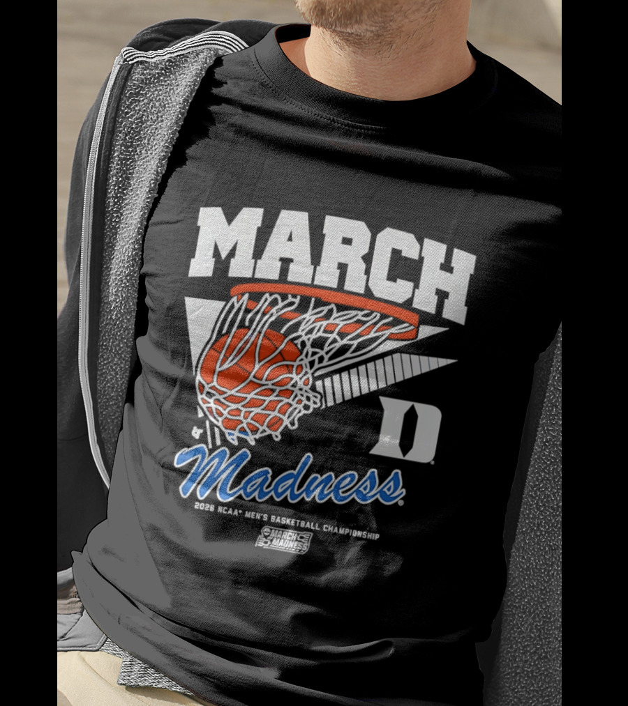 Duke Blue Devils 2026 March Madness NCAA Men's Basketball Championship Swish T-Shirt