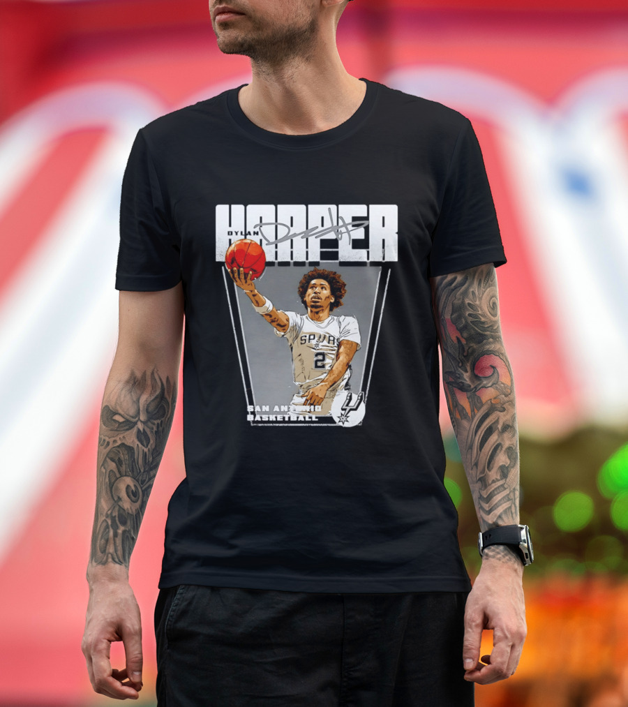 Dylan Harper San Antonio Spurs Basketball Premiere T-Shirt