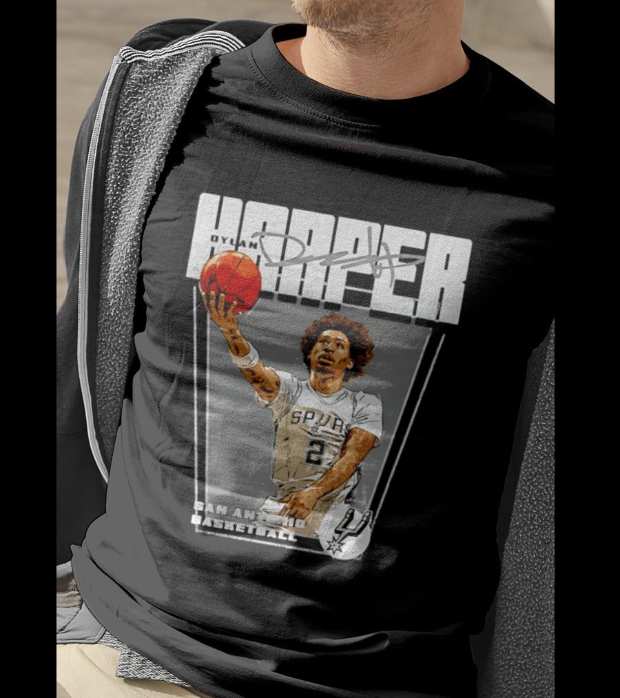 Dylan Harper San Antonio Spurs Basketball Premiere T-Shirt
