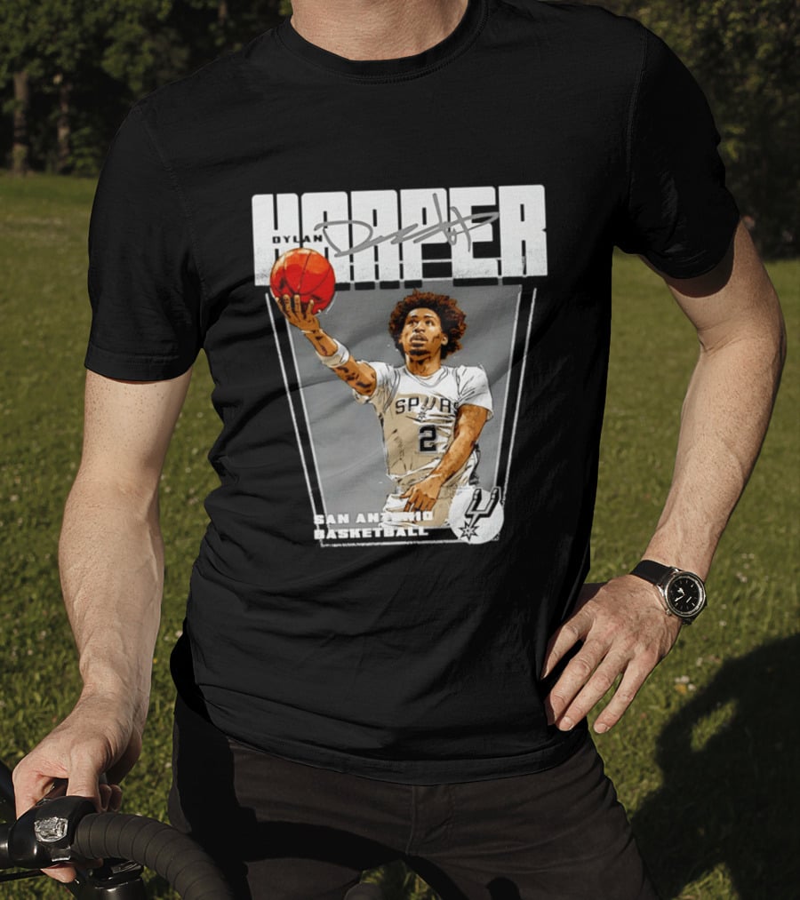 Dylan Harper San Antonio Spurs Basketball Premiere T-Shirt
