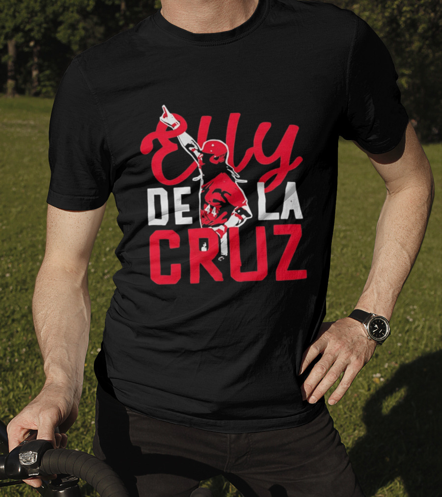 Elly De La Cruz Cincinnati Reds 44 Handcrafted Superstar T-Shirt