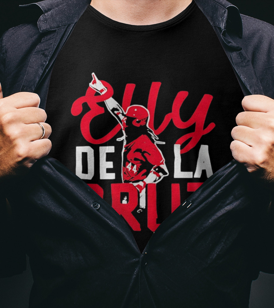 Elly De La Cruz Cincinnati Reds 44 Handcrafted Superstar T-Shirt